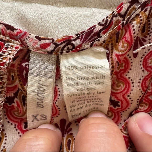 Japna Blouse with Back Zipper Size XS - Picture 3 of 3